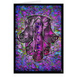 Hamsa Fusion - Rosh Hashonah Greeting Cards