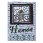 Hamsa "Hand of God" Mosaic Card