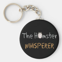 Hamster Lover Gifts "The Hamster Whisperer" Keychains