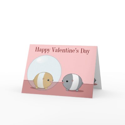 Hamster Valentine's Day Card by Swazzle