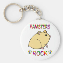 HAMSTERS ROCK KEYCHAINS