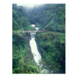 Hana Highway Waterfall Postcard