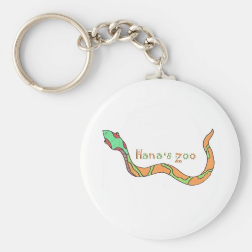 Hana's Zoo logo Key Chains