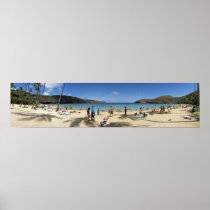 Hanauma Bay beach Panorama Posters