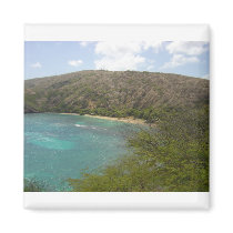 Hanauma Bay Hawaii Fridge Magnets