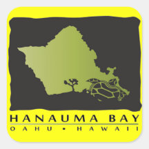 Hanauma Bay Hawaii Stickers