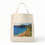 Hanauma Bay, Honolulu, Oahu, Hawaii View Canvas Bags