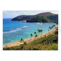 Hanauma Bay, Honolulu, Oahu, Hawaii View Greeting Card