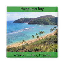 Hanauma Bay, Honolulu, Oahu, Hawaii View Refrigerator Magnet