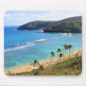 Hanauma Bay, Honolulu, Oahu, Hawaii View mousepads