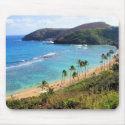 Hanauma Bay, Honolulu, Oahu, Hawaii View mousepads