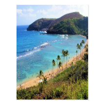 Hanauma Bay, Honolulu, Oahu, Hawaii View Post Card