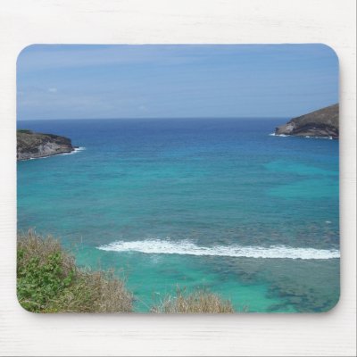 Hanauma Bay, Oahu Mouse Pad by cerotts
