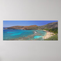 Hanauma Bay Panorama Poster