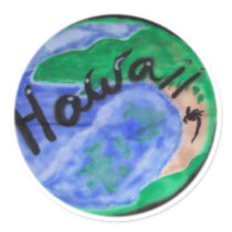 Hanauma Bay Round Sticker