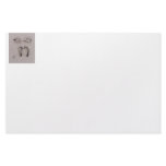 Hand and Feet prints in Florida beach sand Customized Stationery