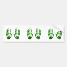 Hand bones. bumper sticker