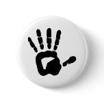 Hand Pinback Button