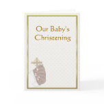 Hand Cross Christening Invitation cards