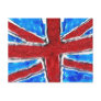 Hand Drawn Glitter Style British Flag