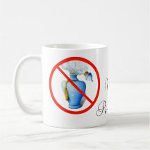 Hand Drawn Sign: No Perfume Mug