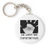 hand, End slavery now!stopthetraffik.org Key Chains