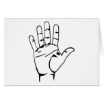 Hand Greeting Card