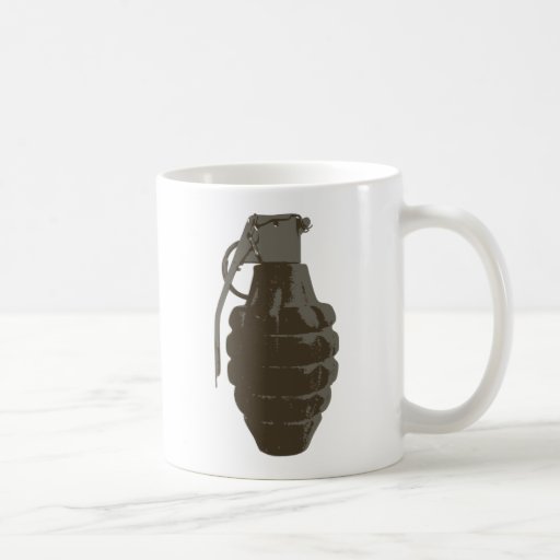 Hand Grenade War Military Bomb Army Marines Coffee Mugs