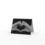 Hand Heart Wedding Card