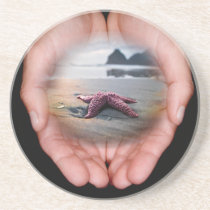 Hand Held Beach coasters