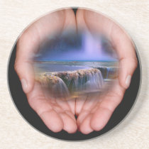 Hand Held Nature coasters