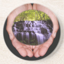 Hand Held Nature coasters