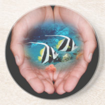 Hand Held Sea Life coasters
