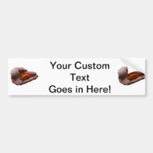 Hand Holding One habanero Hot Pepper Bumper Stickers