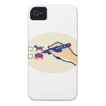 Hand Holding Pen Voting American Election casemate cases