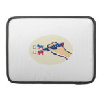 Hand Holding Pen Voting American Election macbook sleeves