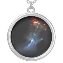 Hand In Space Custom Necklace