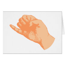 Hand kleiner Finger little finger pinkie pinky Grußkarten