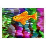 Hand-Painted Goldfish + Vivid Colours cards