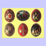 Hand Painted Ukrainian Easter Eggs customizable invitations