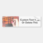 hand plucking four string bass grunge bumper sticker