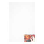 hand plucking four string bass grunge customized stationery