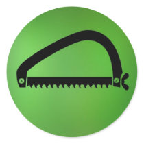 Hand Saw sticker stickers