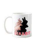 HAND SHADOW RABBIT mugs