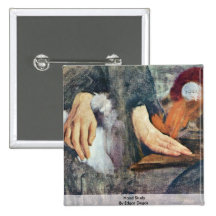 Hand Study By Edgar Degas Pinback Button