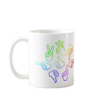 Hand Talk Classic White Mug 2