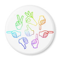 Hand Talk Magnet 2