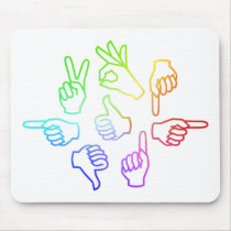 Hand Talk Mousemat 2 Mousepad