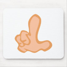 Hand Zeigefinger Daumen index finger thumb Mousepads