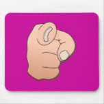 Hand Zeigefinger hand pointer finger Mousepads